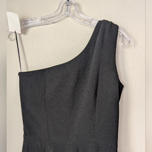 NWOT Dress the Population One-Shoulder Black Georgina Gown Size Small - Picture 8 of 16